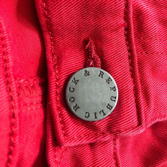 Rock & Republic Jeans 12M Denim Pants Bottom Zippered Pocket NWT - Picture 7 of 10